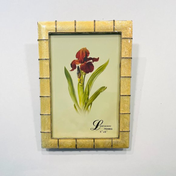 Contemporary Golden Enamel Ware Lawrence Picture Frame - Picture 5 of 11